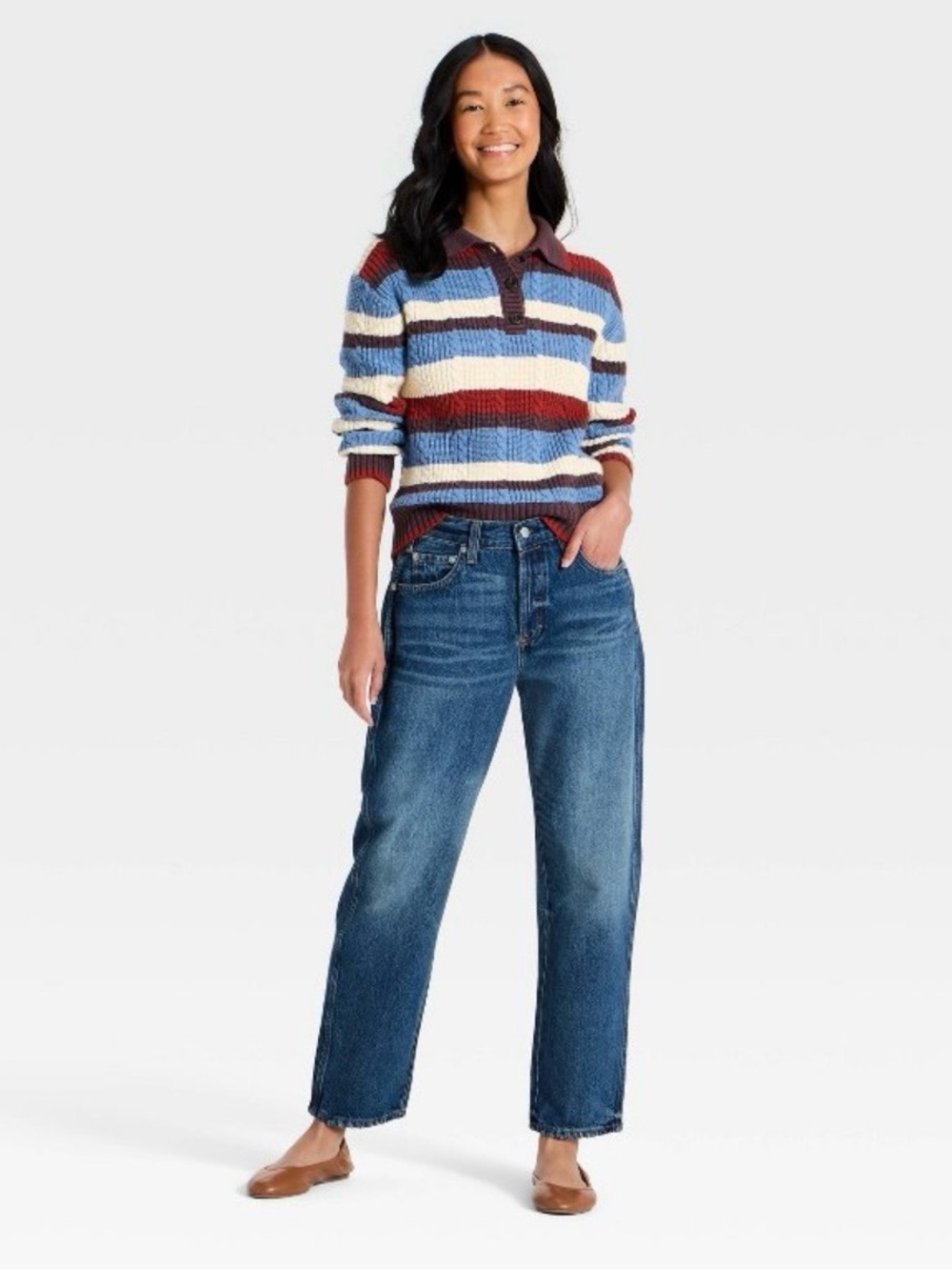 Viral Target Women's Mid-Rise
Boyfriend Jeans 12 Short